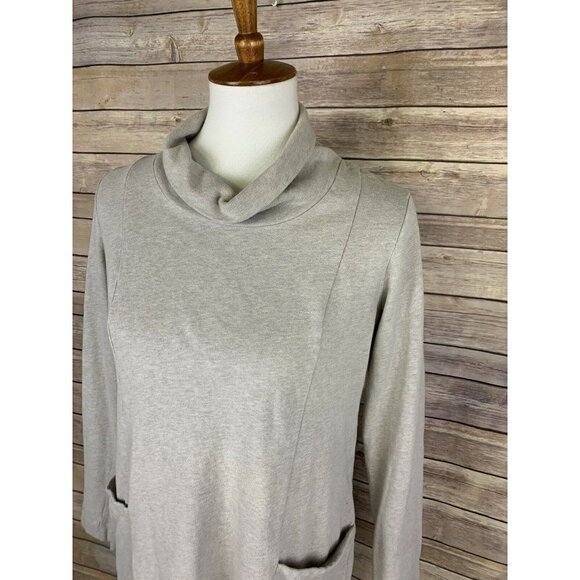 Pure Jill  Soft Touch Cotton XS Cowl Neck Dress - Picture 3 of 10
